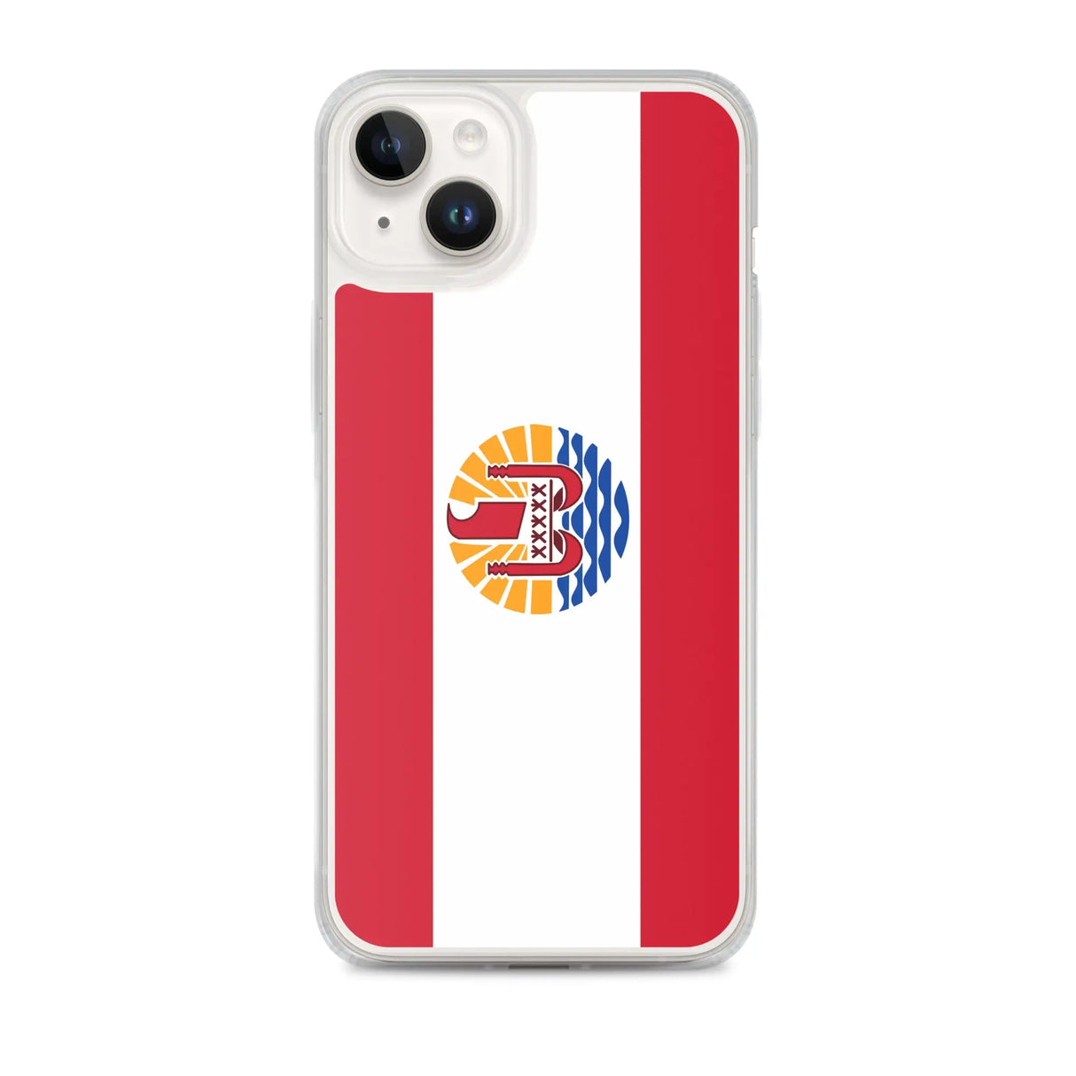 Coque iphone drapeau polynésie française souple antichoc