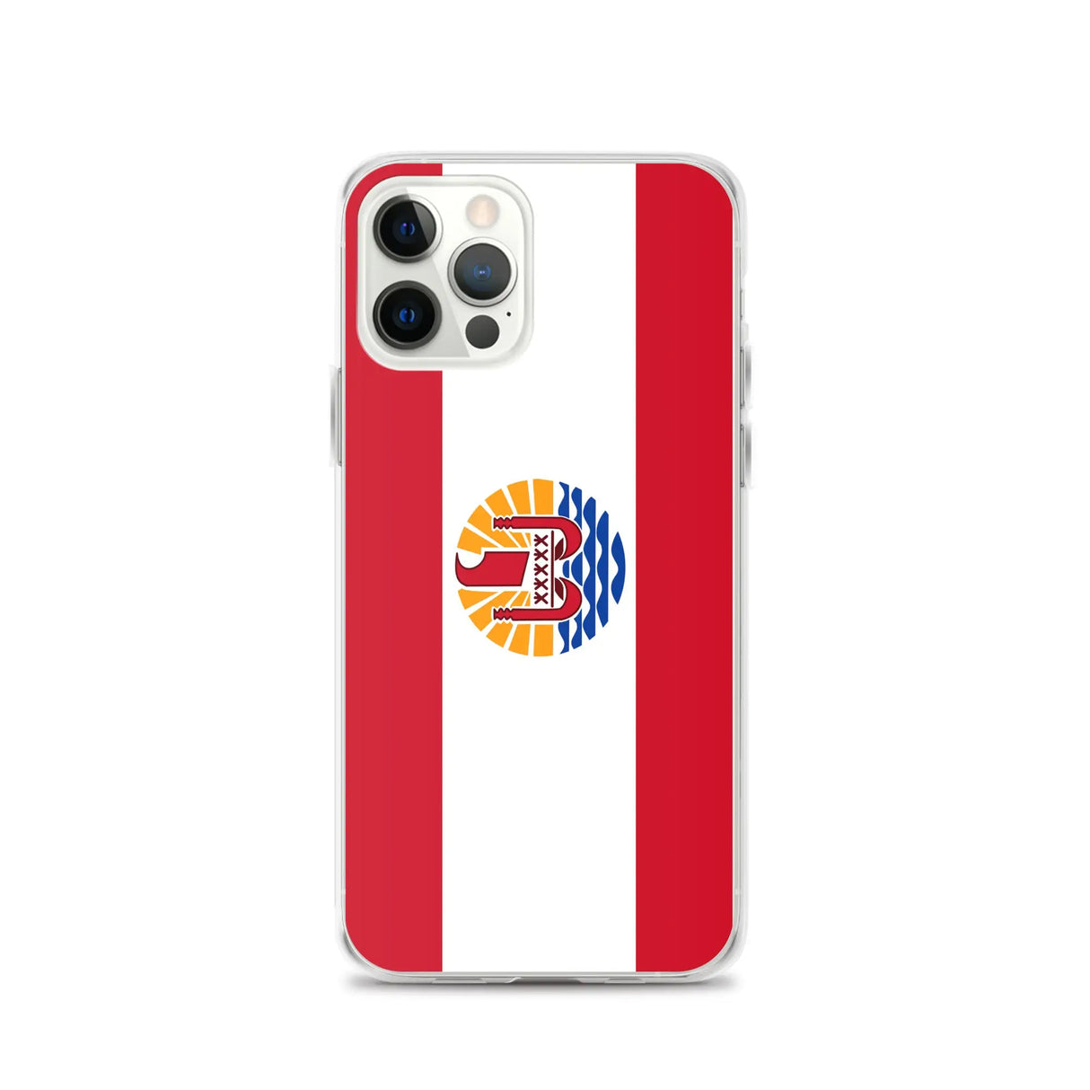 Coque iphone drapeau polynésie française souple antichoc