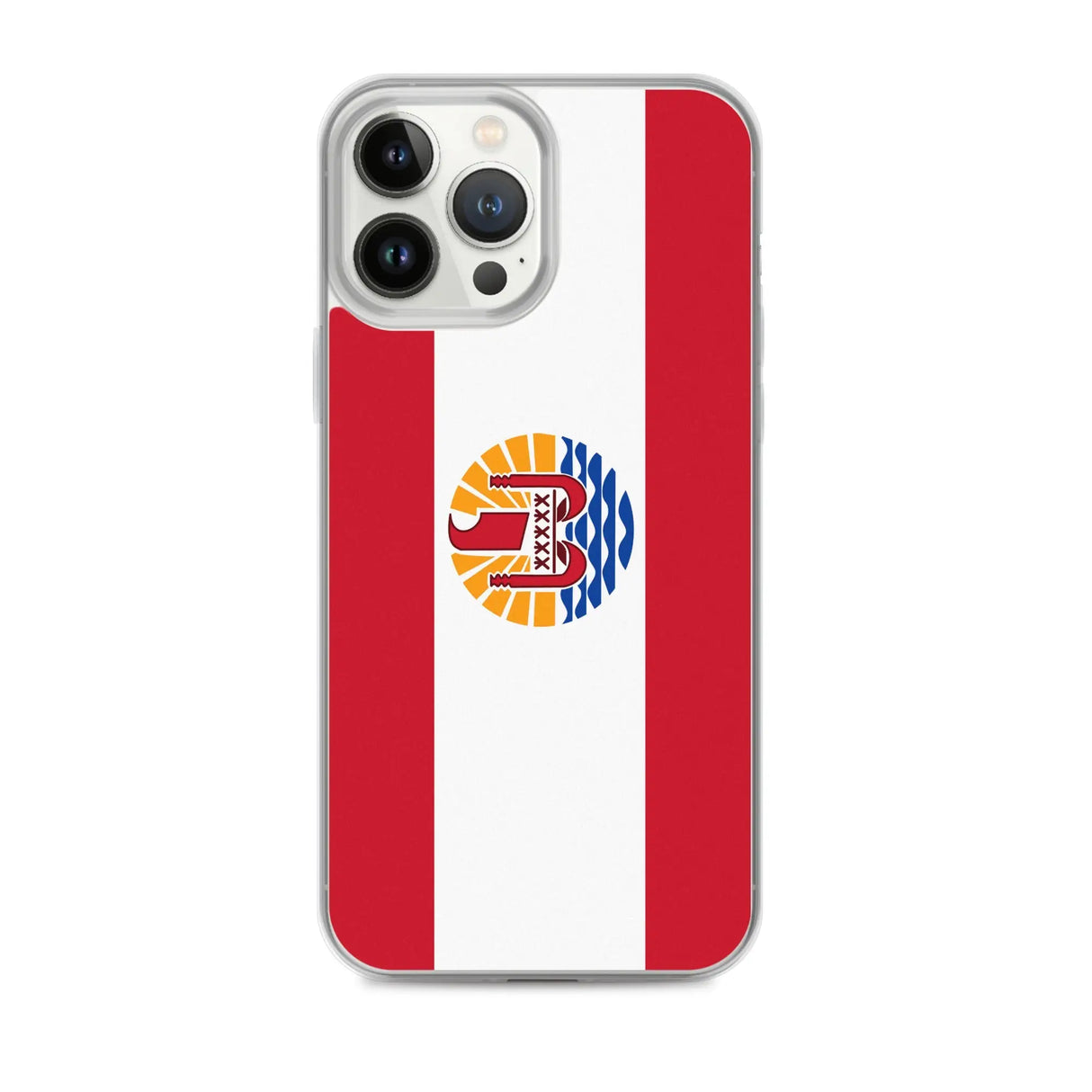 Coque iphone drapeau polynésie française souple antichoc