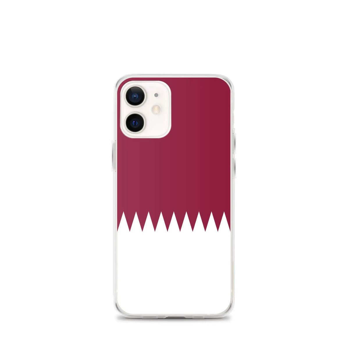Coque iphone drapeau qatar souple antichoc transparente
