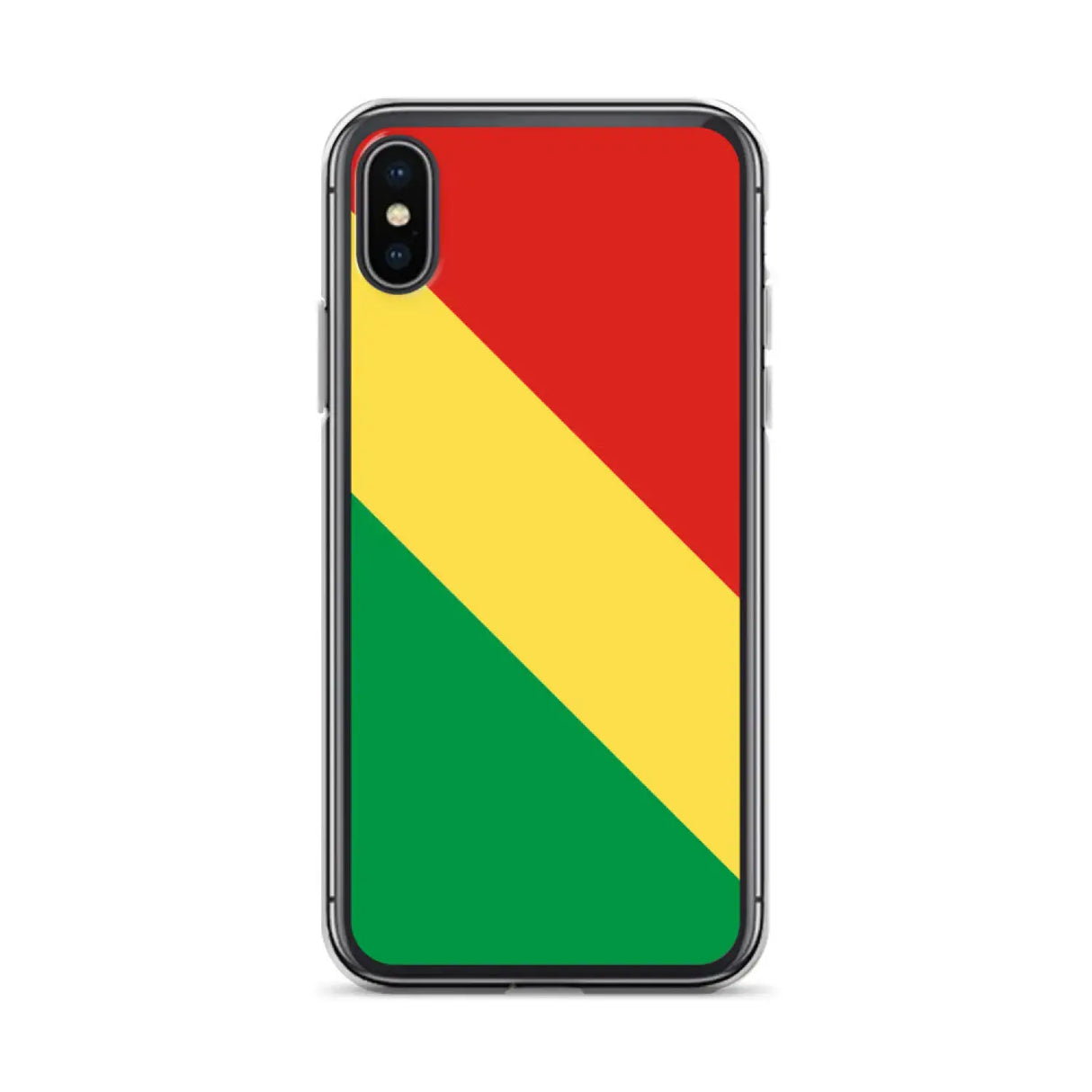 Coque iphone drapeau république du congo souple antichoc
