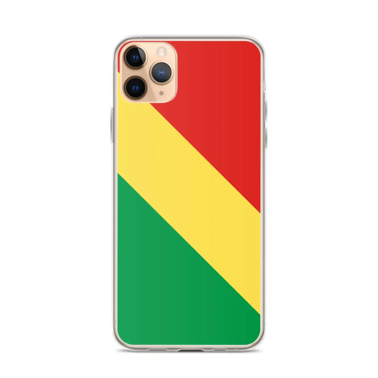 Coque iphone drapeau république du congo souple antichoc