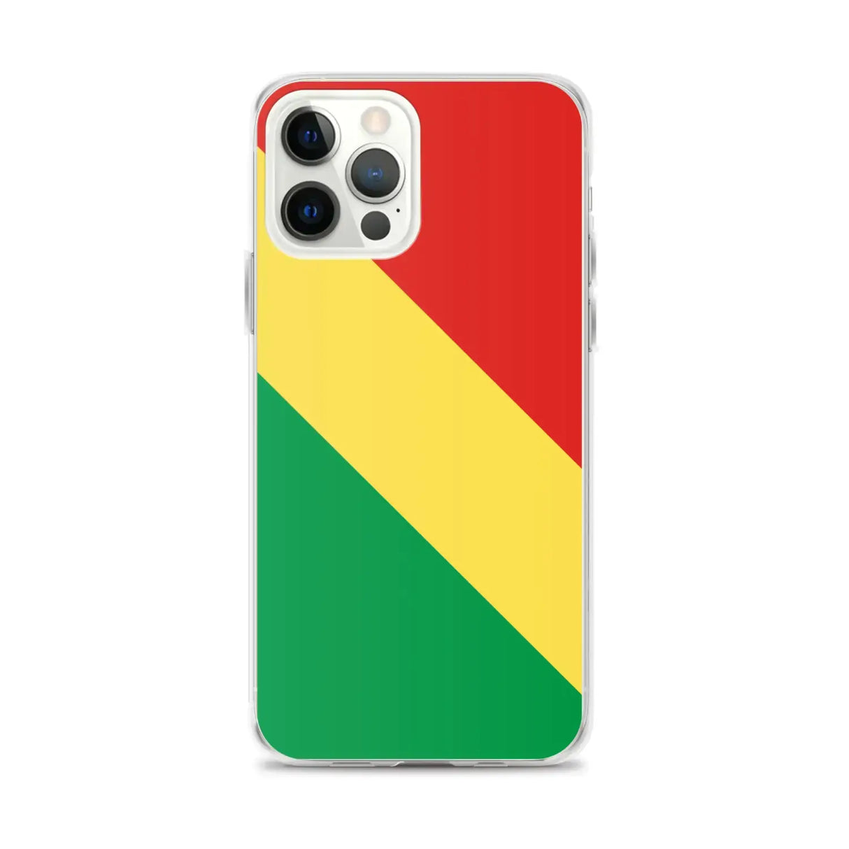 Coque iphone drapeau république du congo souple antichoc