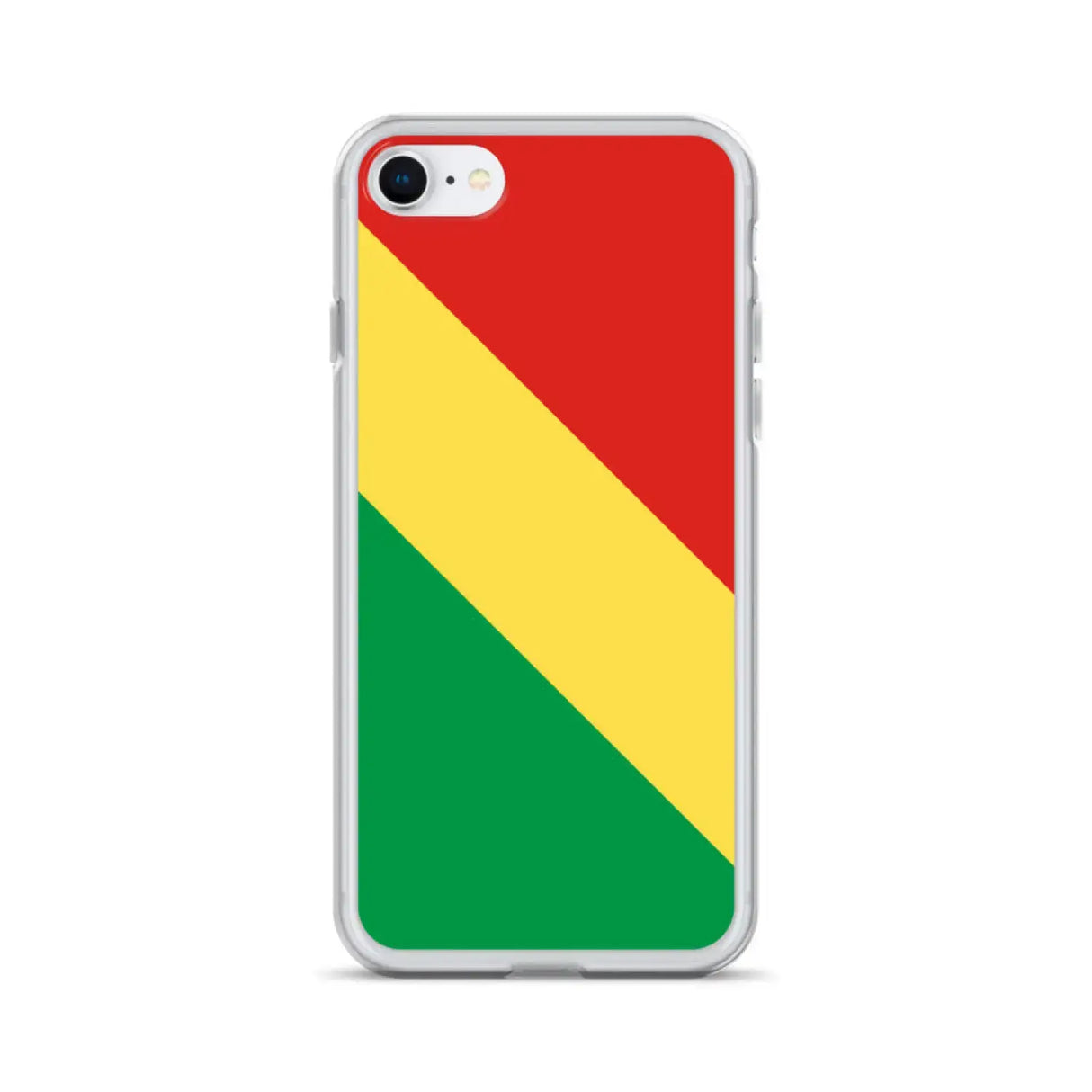 Coque iphone drapeau république du congo souple antichoc
