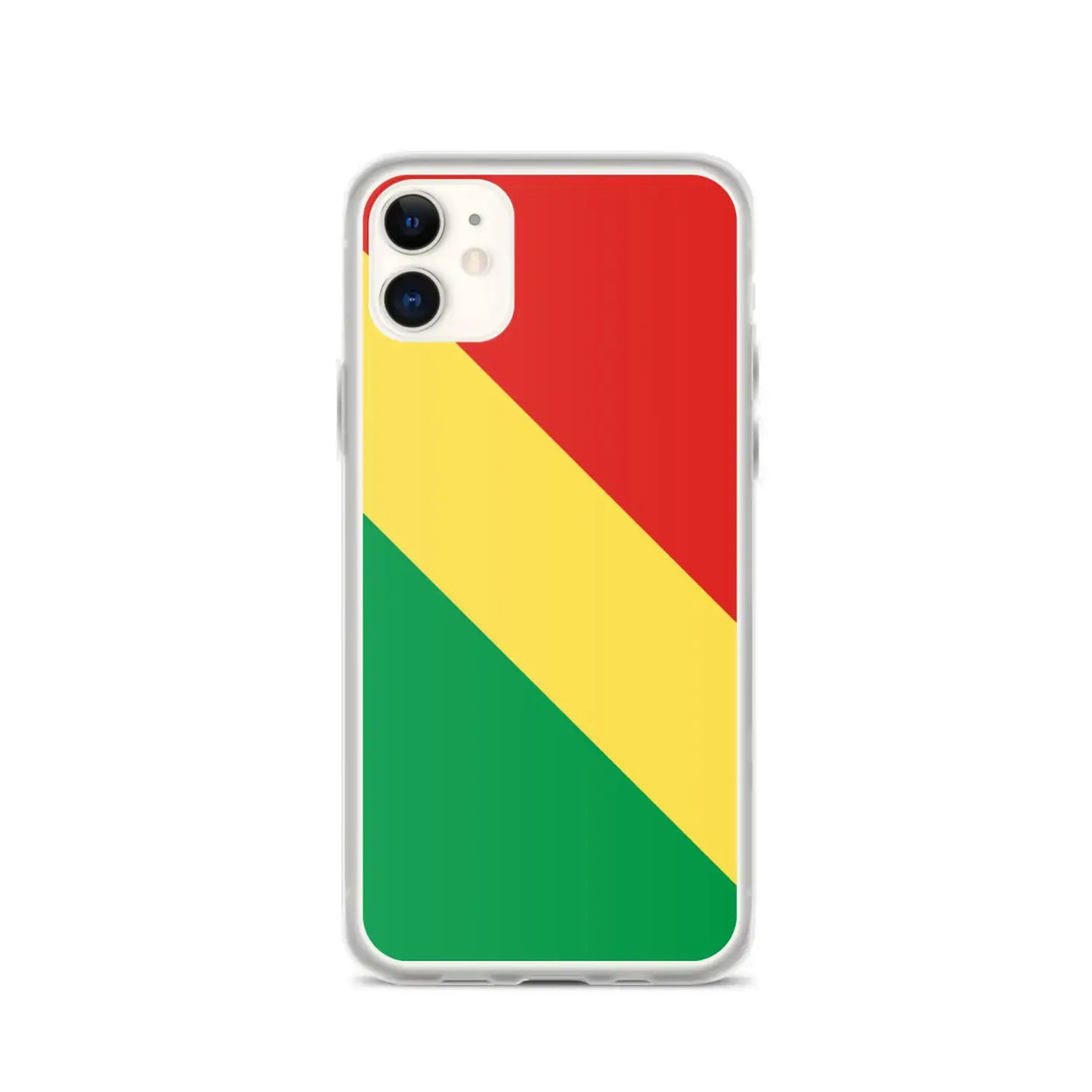 Coque iphone drapeau république du congo souple antichoc