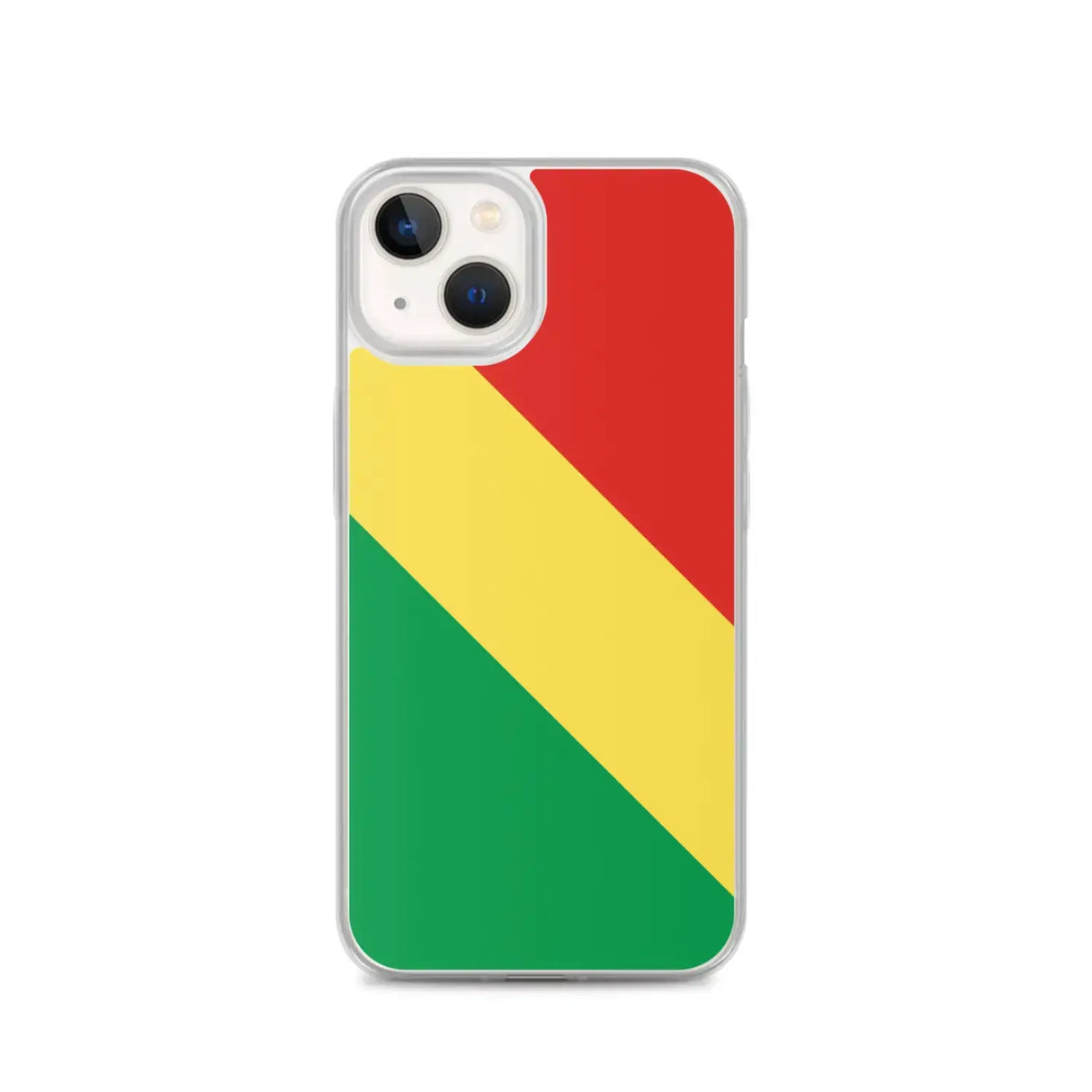Coque iphone drapeau république du congo souple antichoc