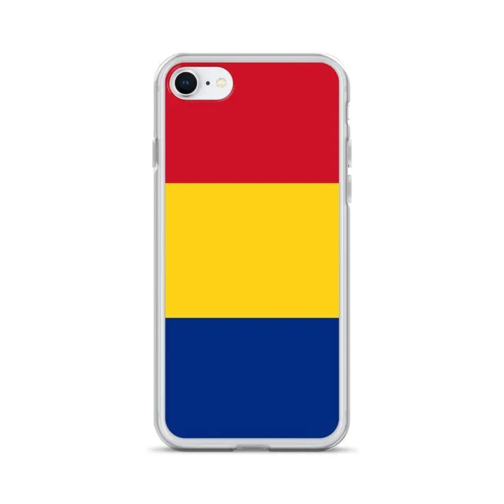 Coque iphone drapeau roumanie souple résistante antichoc
