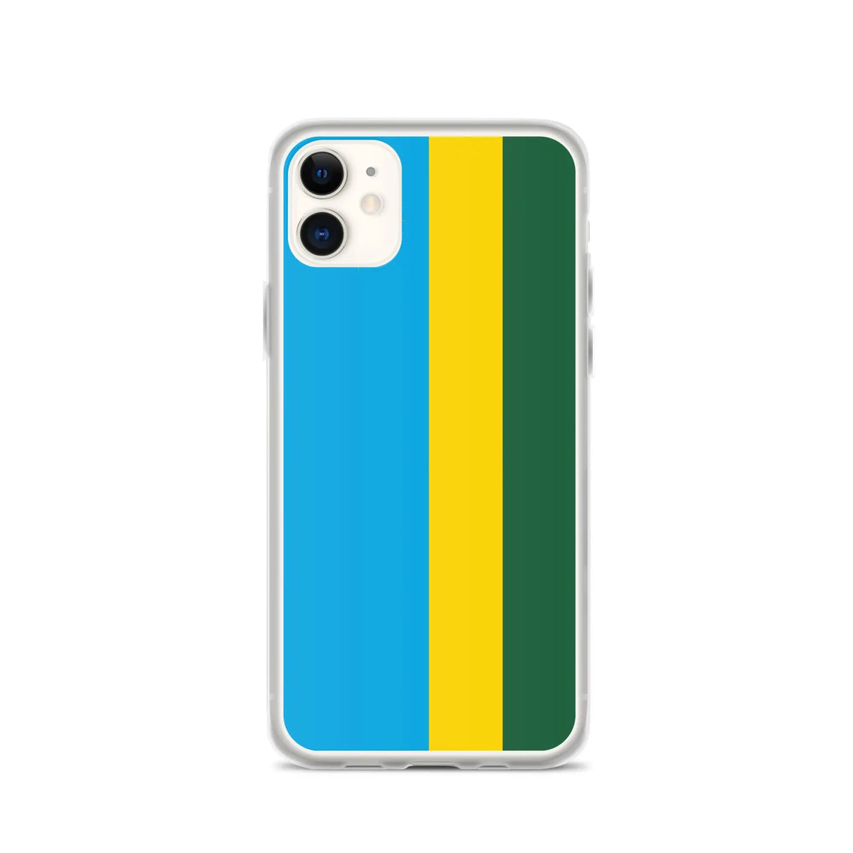 Coque iphone drapeau rwanda souple résistante antichoc