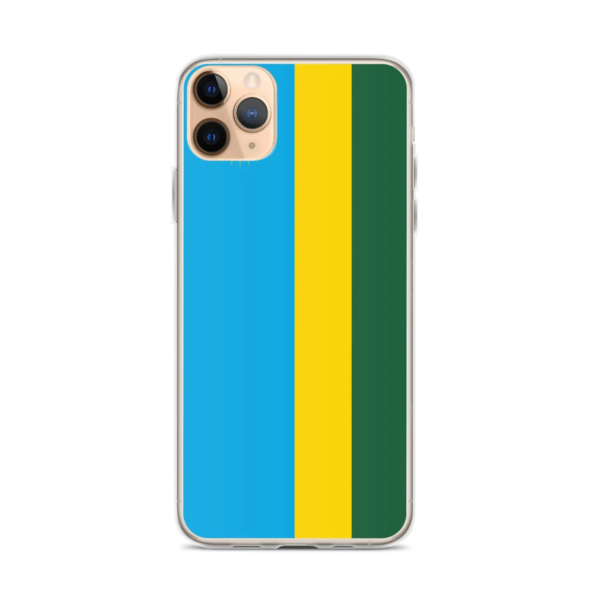 Coque iphone drapeau rwanda souple résistante antichoc