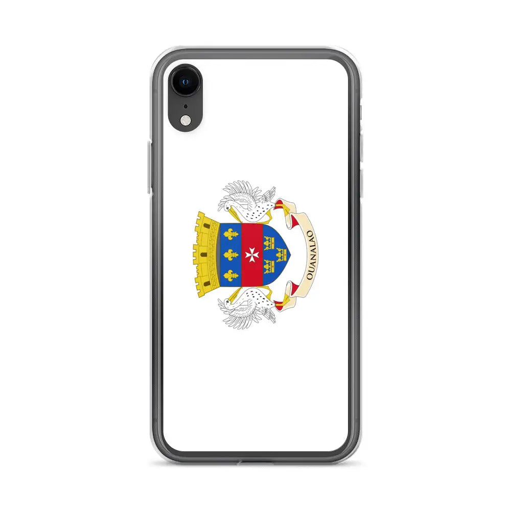 Coque iphone drapeau saint-barthélemy souple antichoc