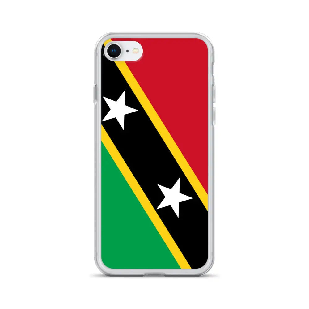 Coque iphone drapeau saint-christophe-et-niévès souple antichoc