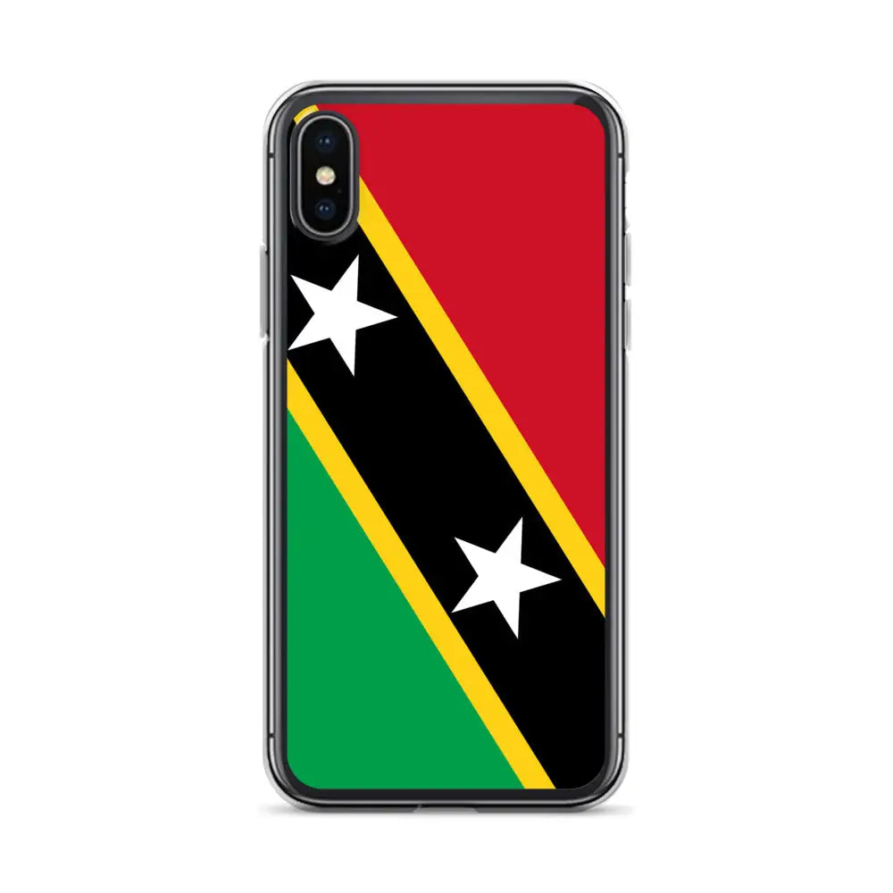 Coque iphone drapeau saint-christophe-et-niévès souple antichoc