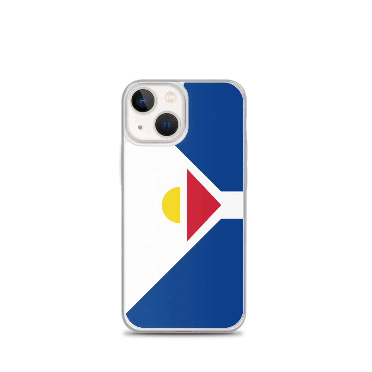 Coque iphone drapeau saint-martin souple antichoc transparente