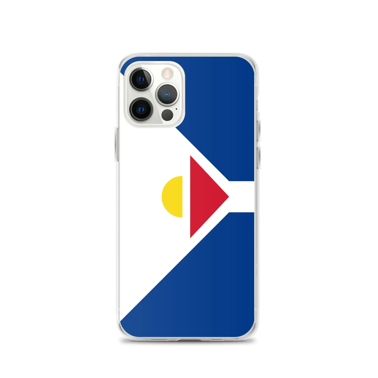 Coque iphone drapeau saint-martin souple antichoc transparente