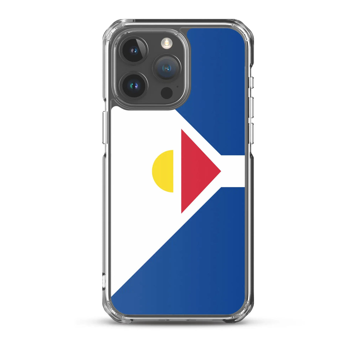 Coque iphone drapeau saint-martin souple antichoc transparente