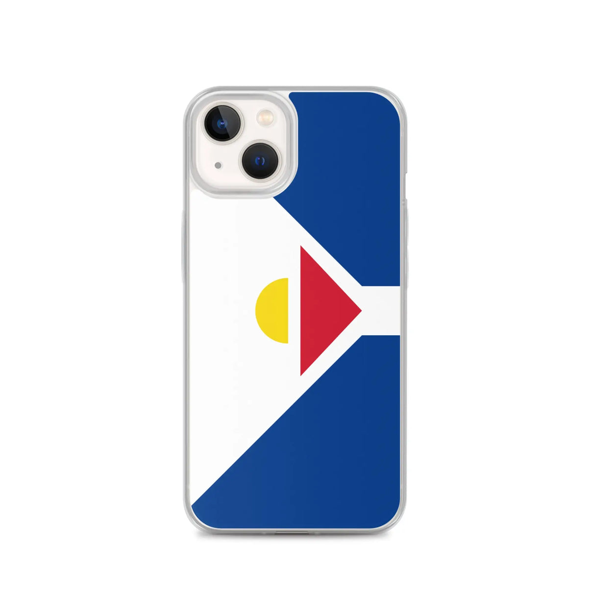 Coque iphone drapeau saint-martin souple antichoc transparente