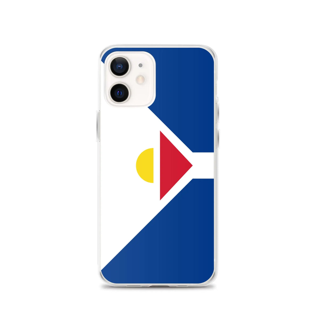 Coque iphone drapeau saint-martin souple antichoc transparente