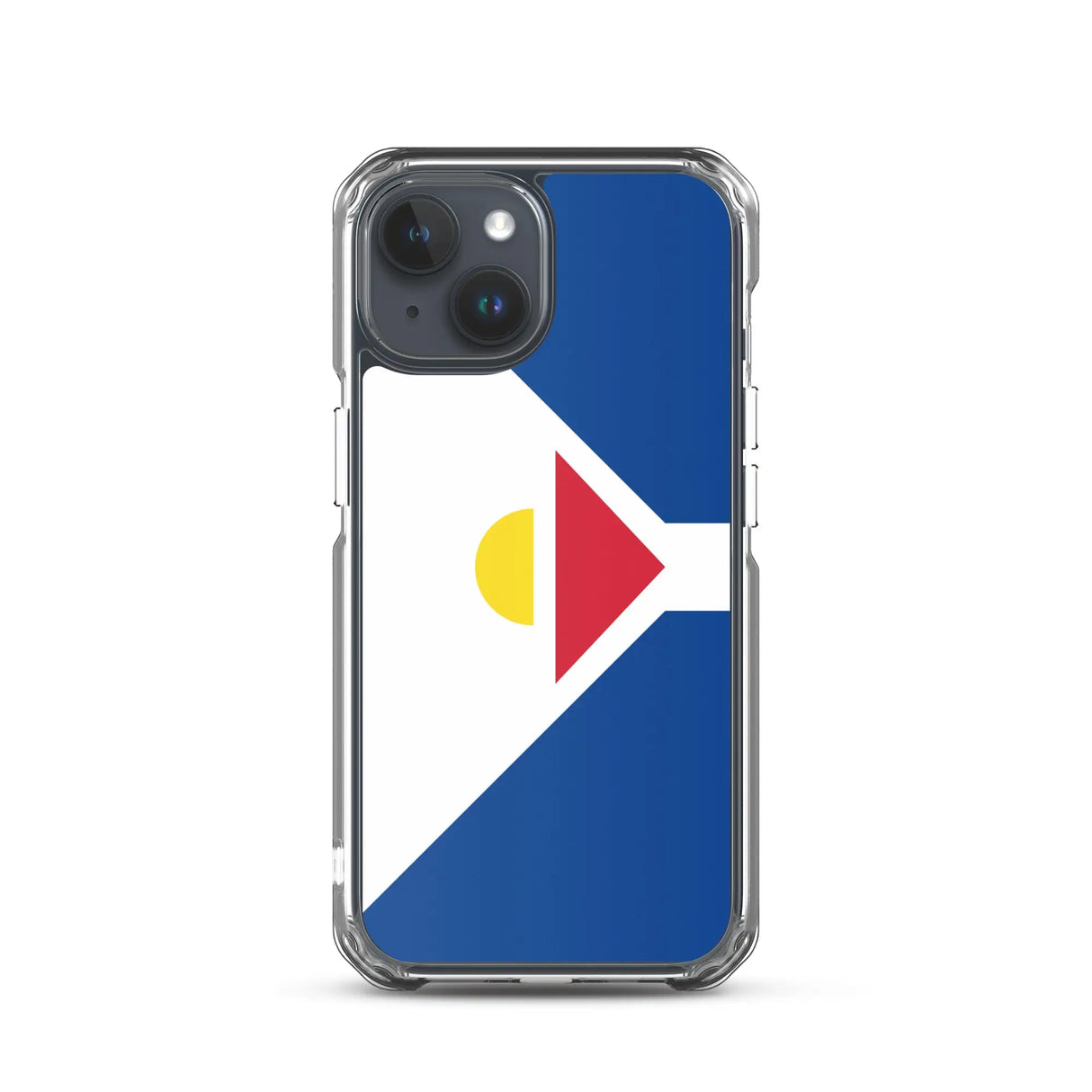 Coque iphone drapeau saint-martin souple antichoc transparente