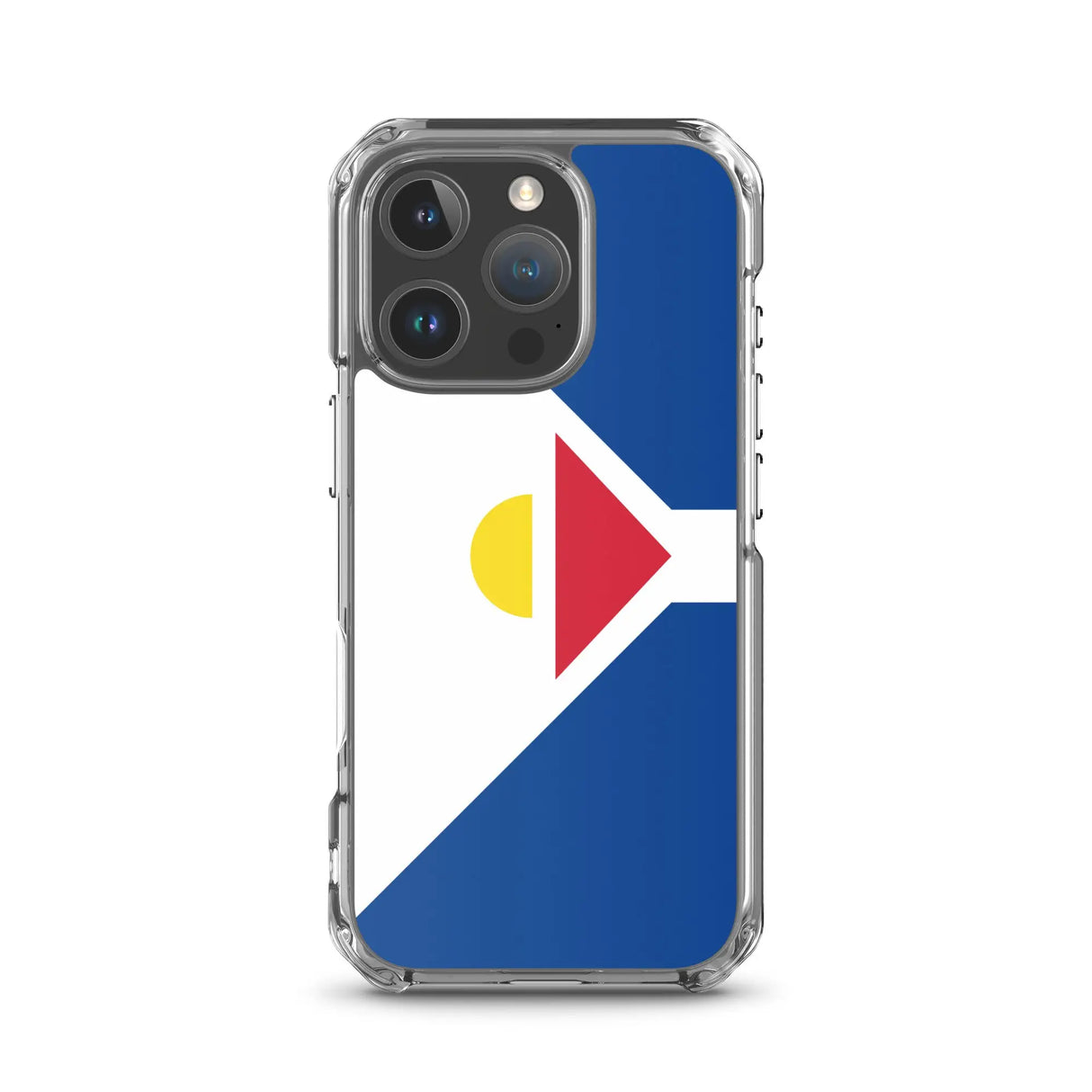 Coque iphone drapeau saint-martin souple antichoc transparente
