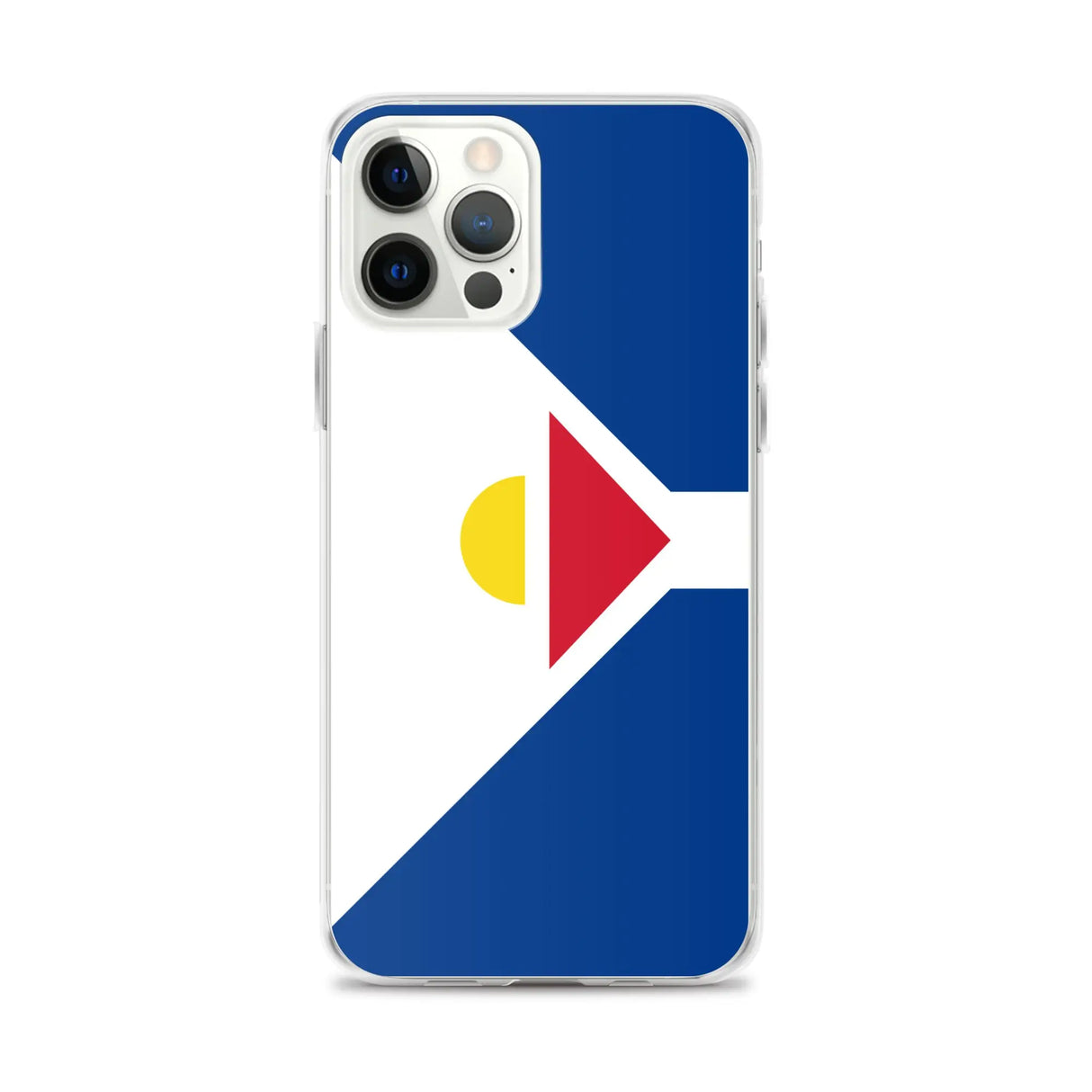 Coque iphone drapeau saint-martin souple antichoc transparente