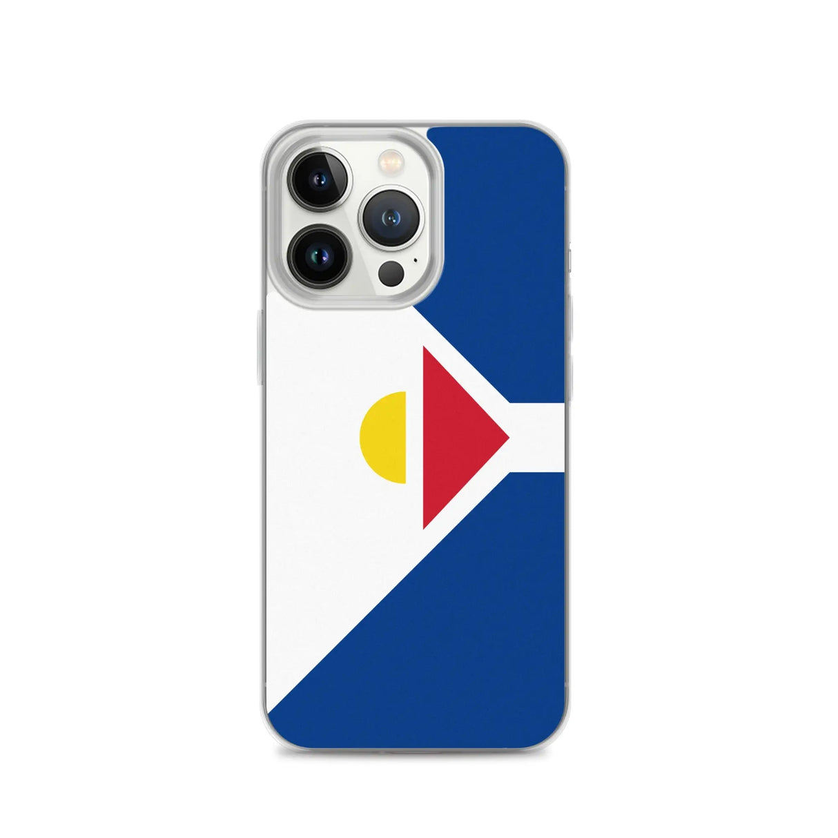 Coque iphone drapeau saint-martin souple antichoc transparente