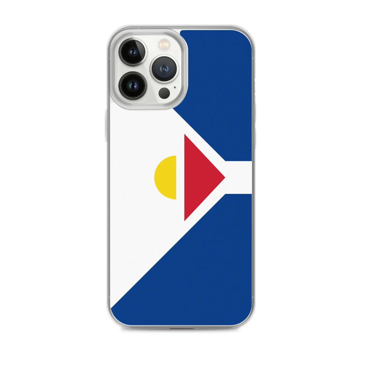 Coque iphone drapeau saint-martin souple antichoc transparente