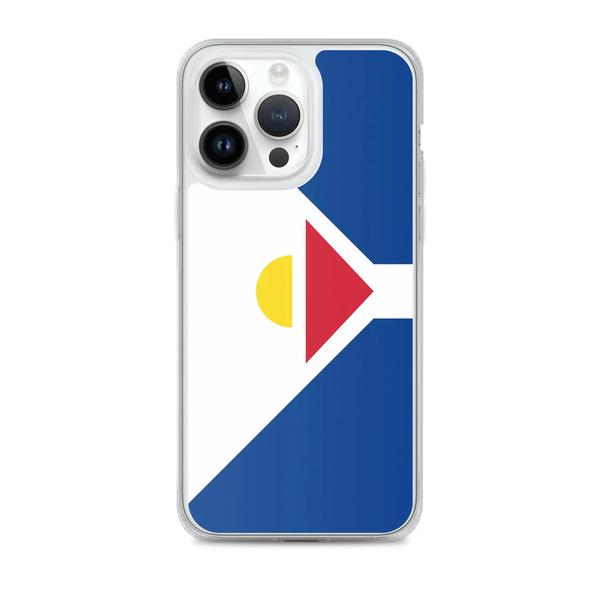 Coque iphone drapeau saint-martin souple antichoc transparente