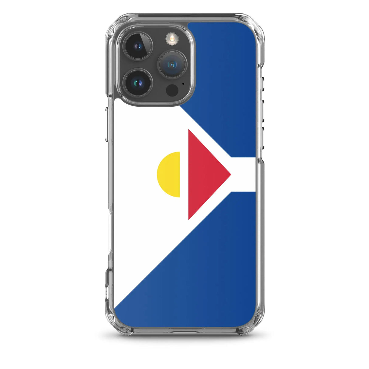 Coque iphone drapeau saint-martin souple antichoc transparente