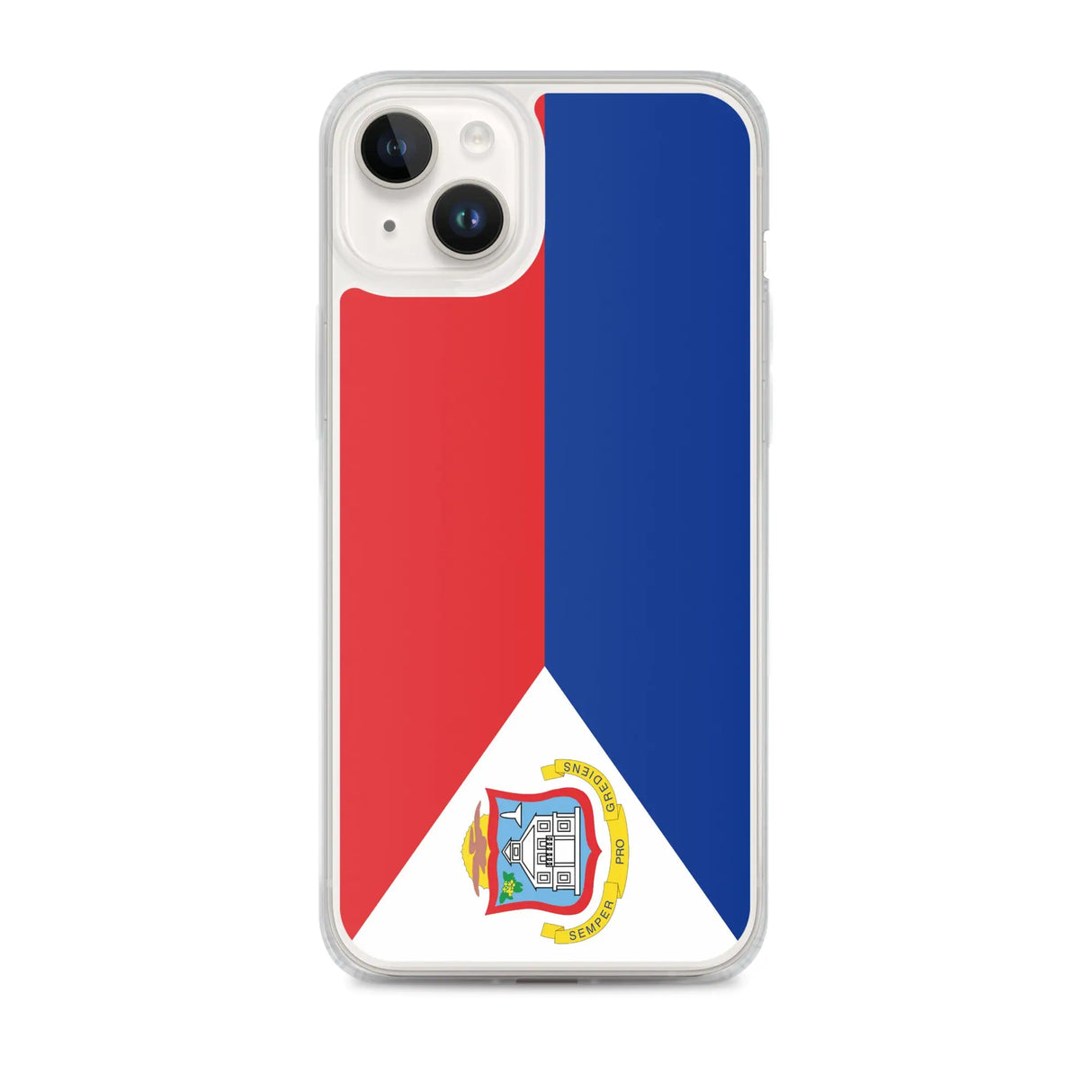 Coque iphone drapeau saint-martin souple et antichoc