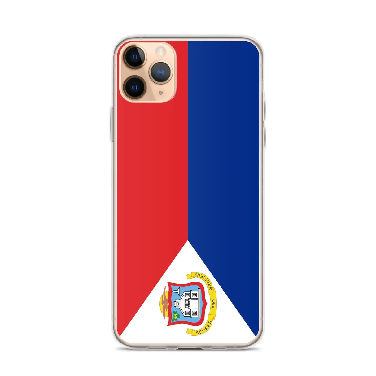 Coque iphone drapeau saint-martin souple et antichoc