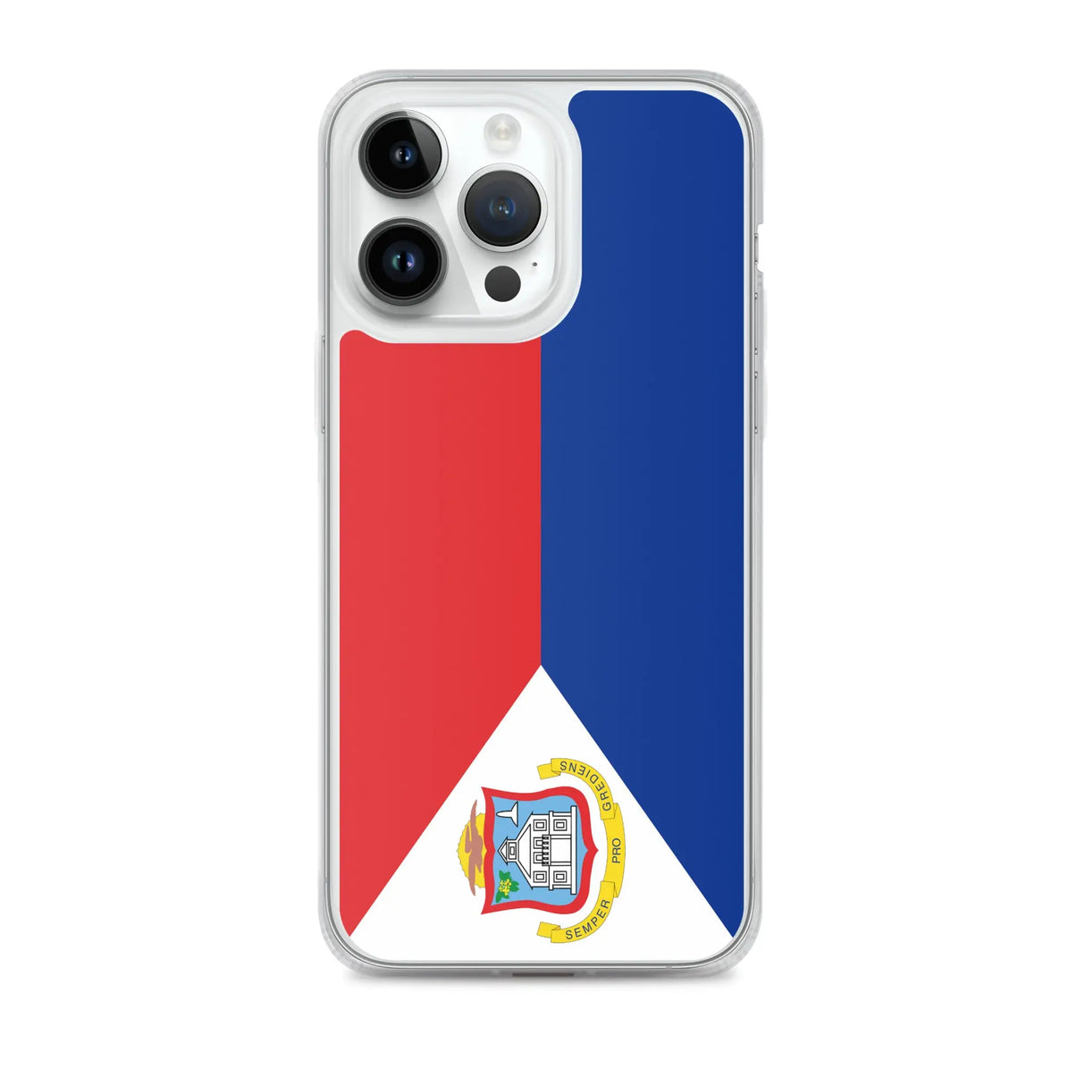 Coque iphone drapeau saint-martin souple et antichoc