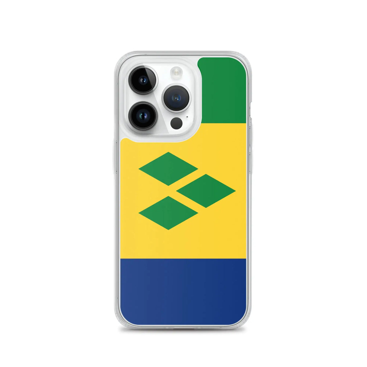 Coque iphone drapeau saint-vincent souple antichoc