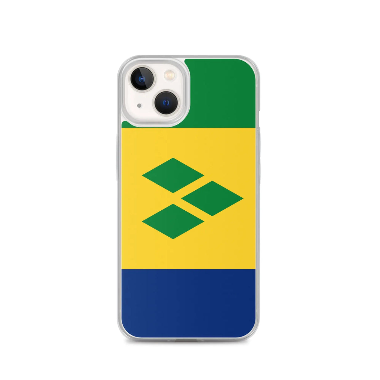 Coque iphone drapeau saint-vincent souple antichoc