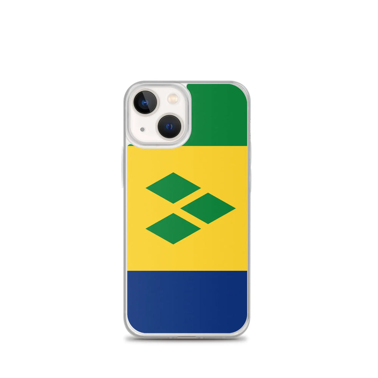 Coque iphone drapeau saint-vincent souple antichoc