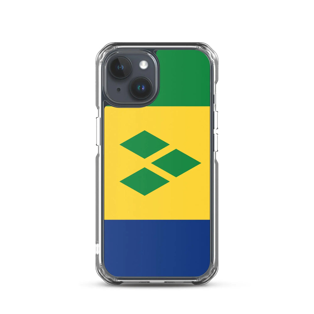Coque iphone drapeau saint-vincent souple antichoc
