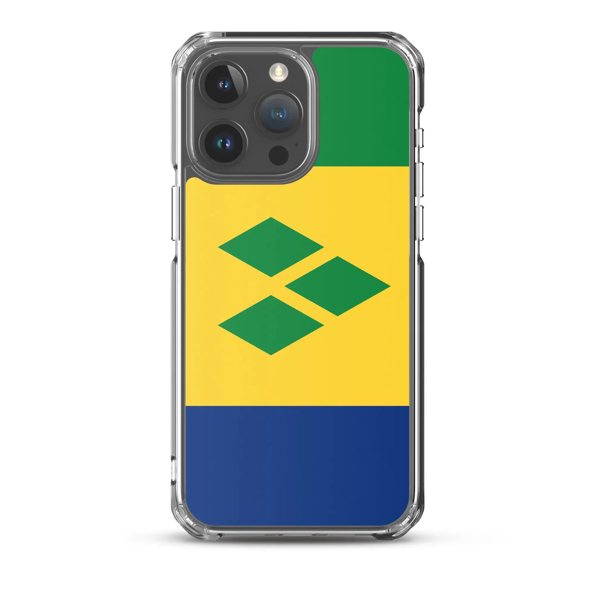 Coque iphone drapeau saint-vincent souple antichoc