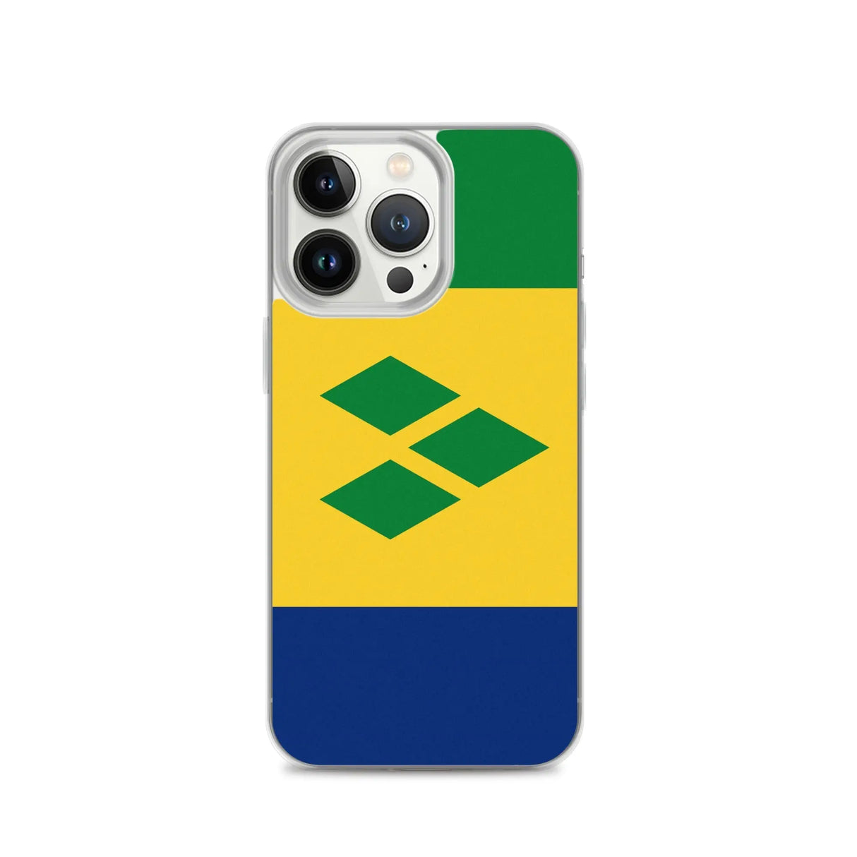 Coque iphone drapeau saint-vincent souple antichoc