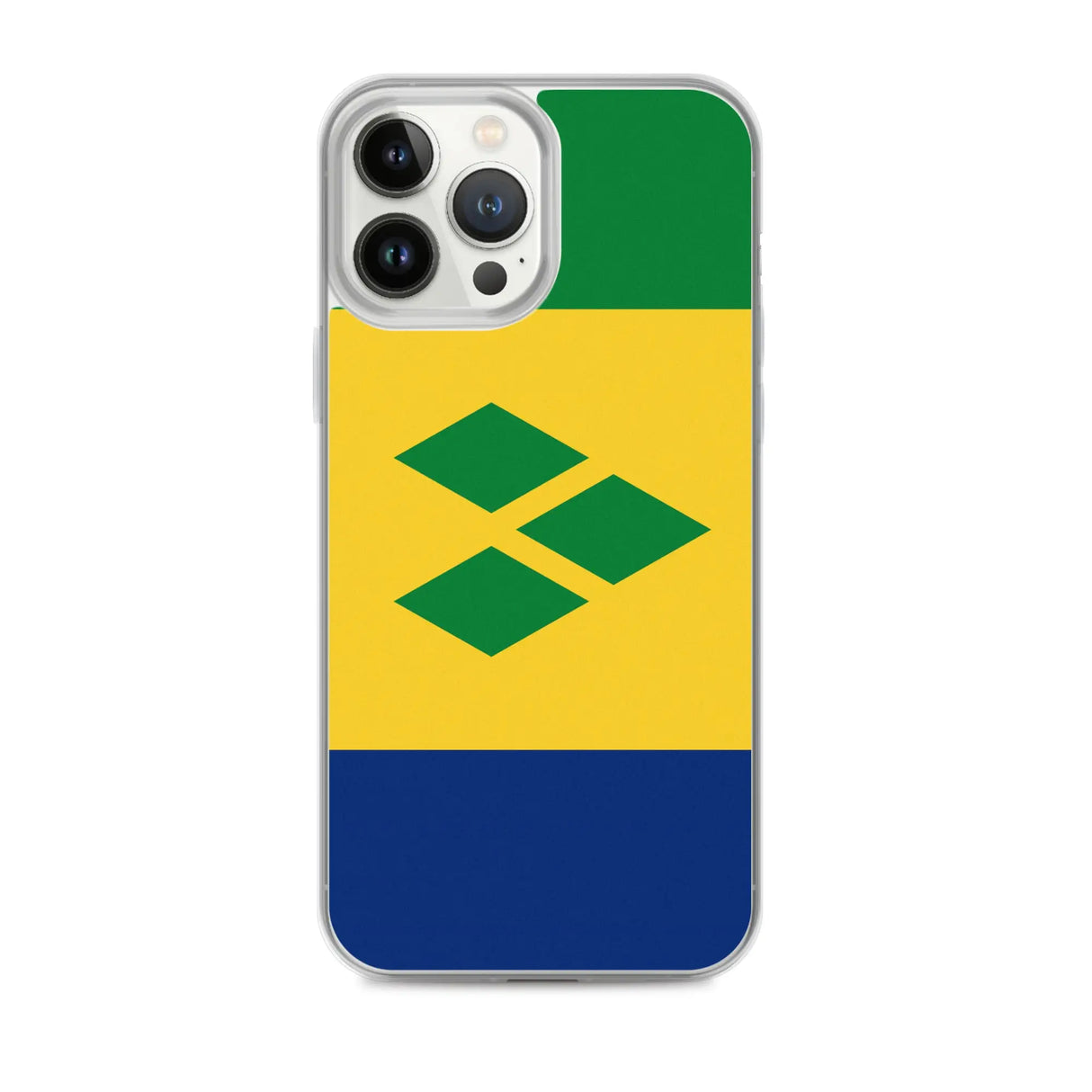 Coque iphone drapeau saint-vincent souple antichoc