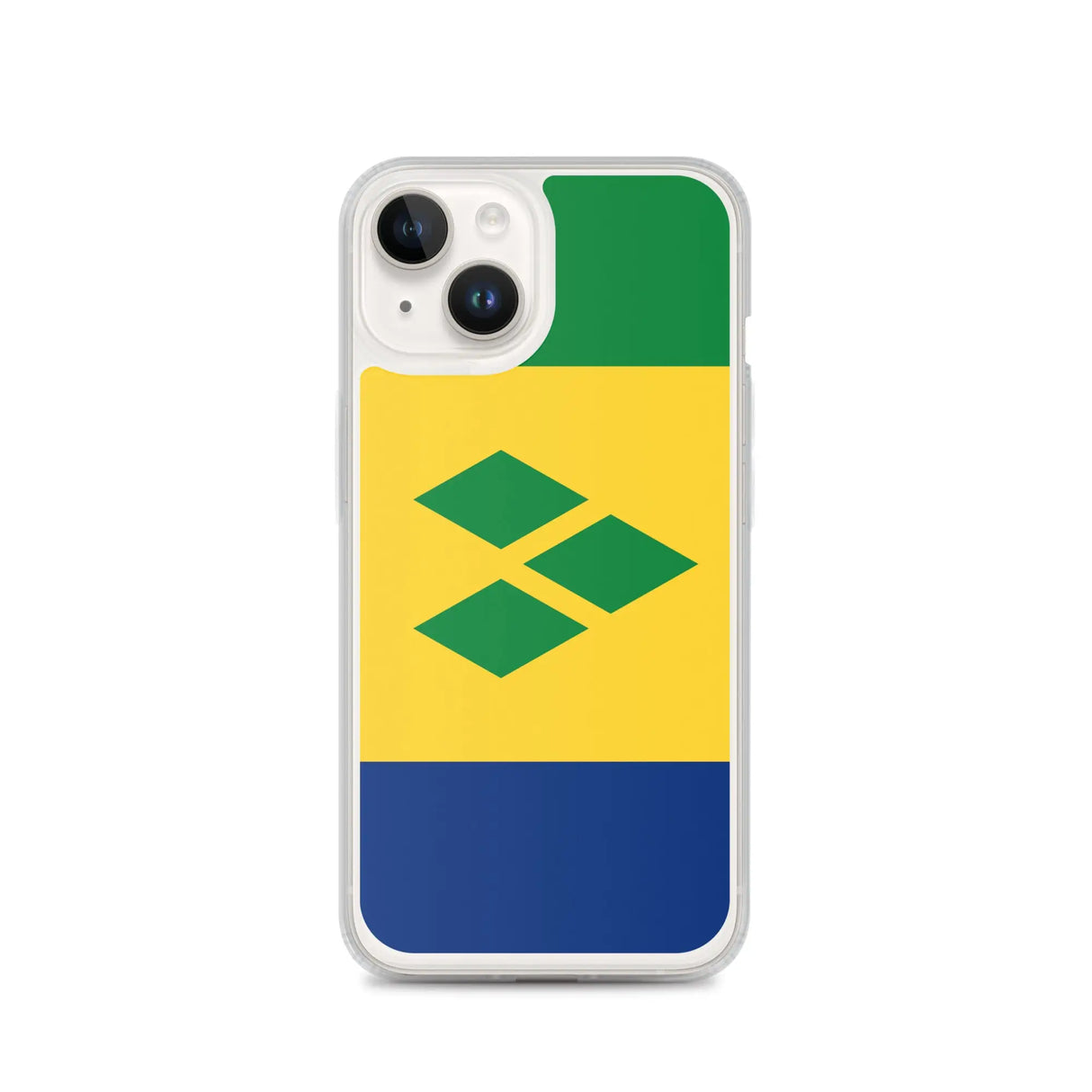Coque iphone drapeau saint-vincent souple antichoc