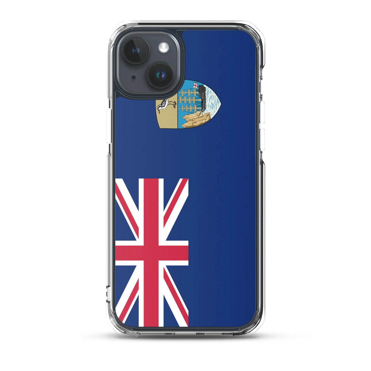 Coque iphone drapeau sainte-hélène souple antichoc