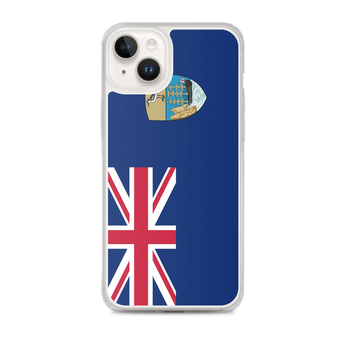 Coque iphone drapeau sainte-hélène souple antichoc
