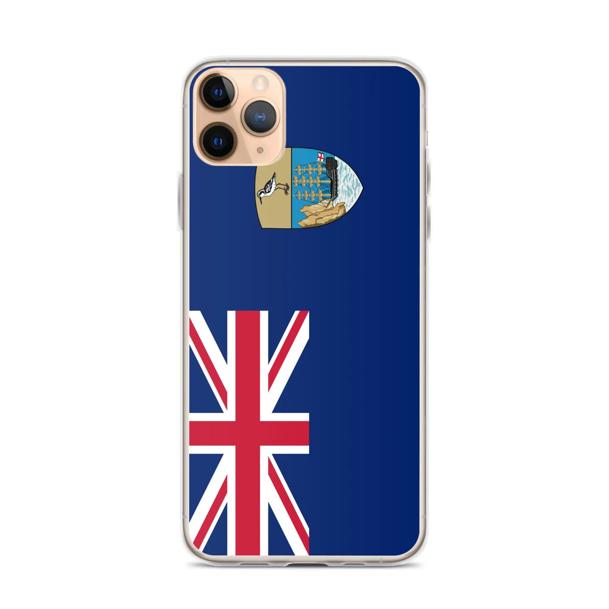 Coque iphone drapeau sainte-hélène souple antichoc