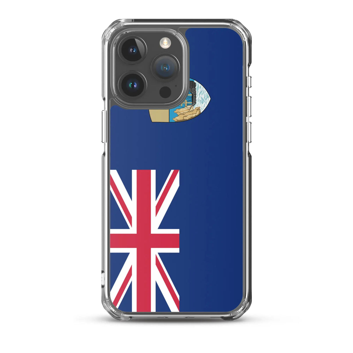 Coque iphone drapeau sainte-hélène souple antichoc