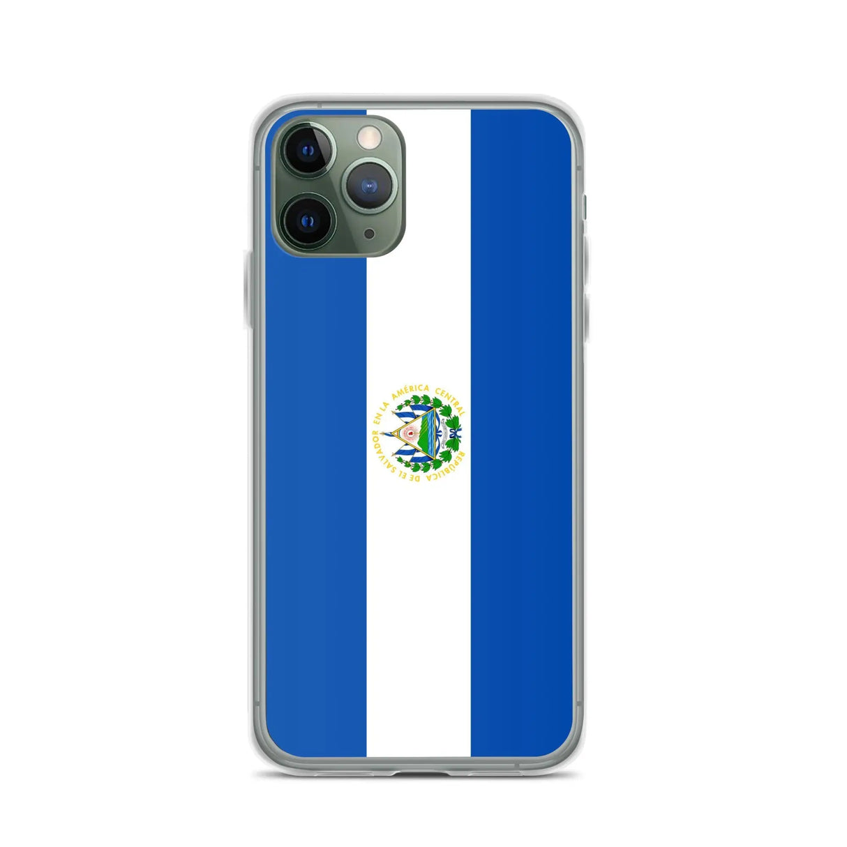 Coque iphone drapeau salvador souple résistant antichoc