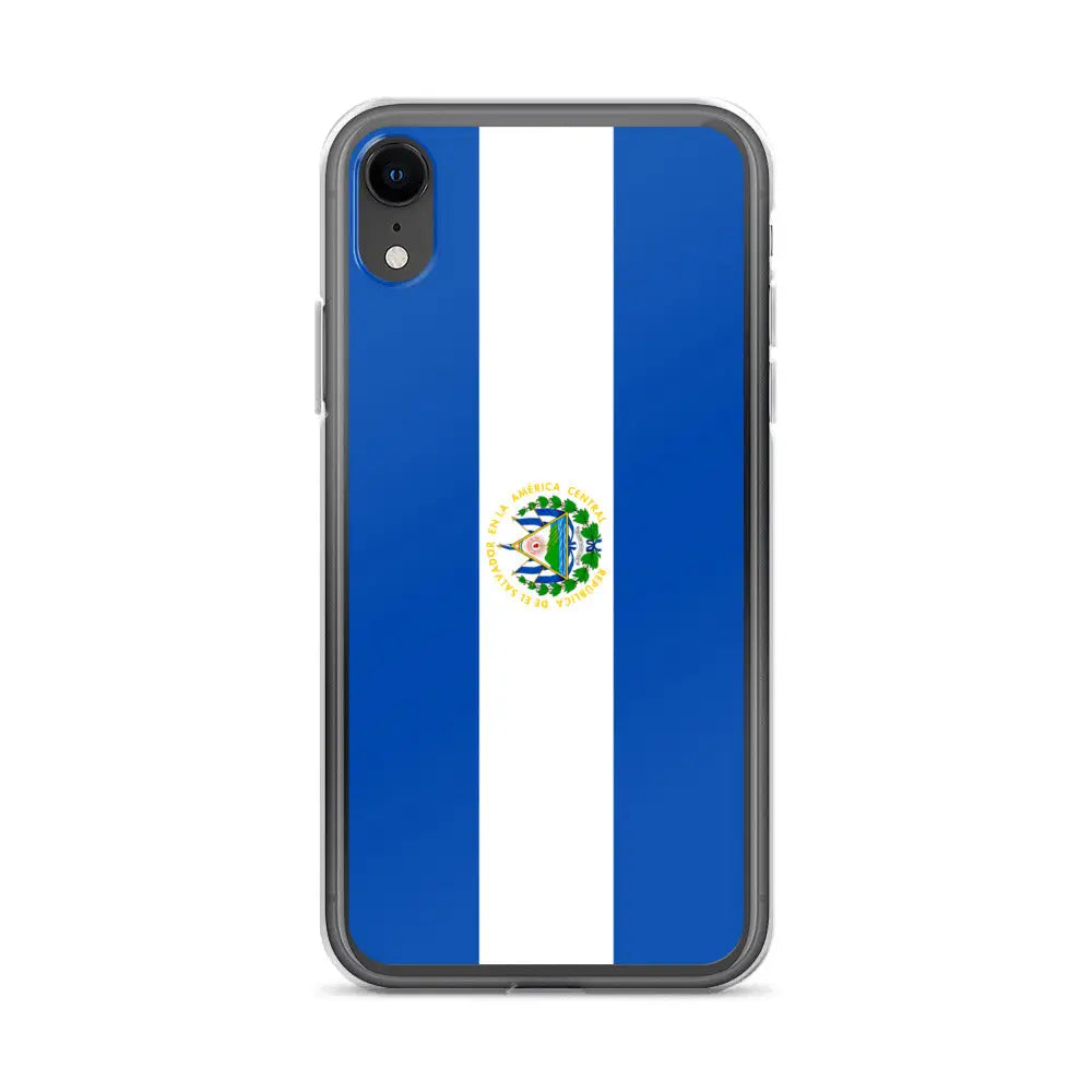 Coque iphone drapeau salvador souple résistant antichoc