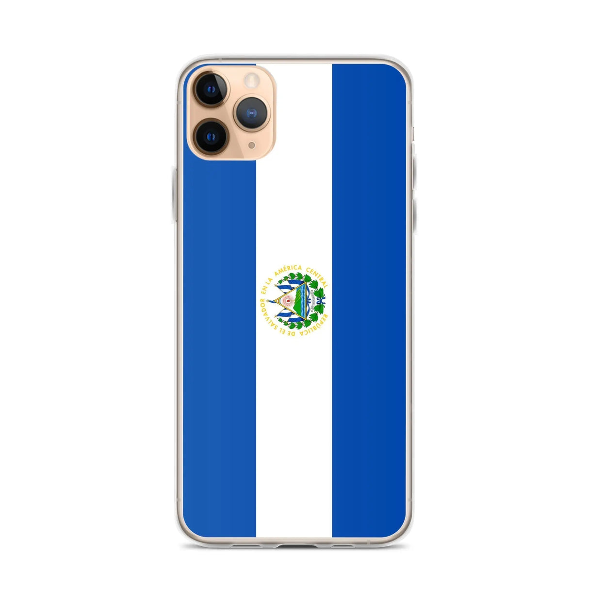 Coque iphone drapeau salvador souple résistant antichoc