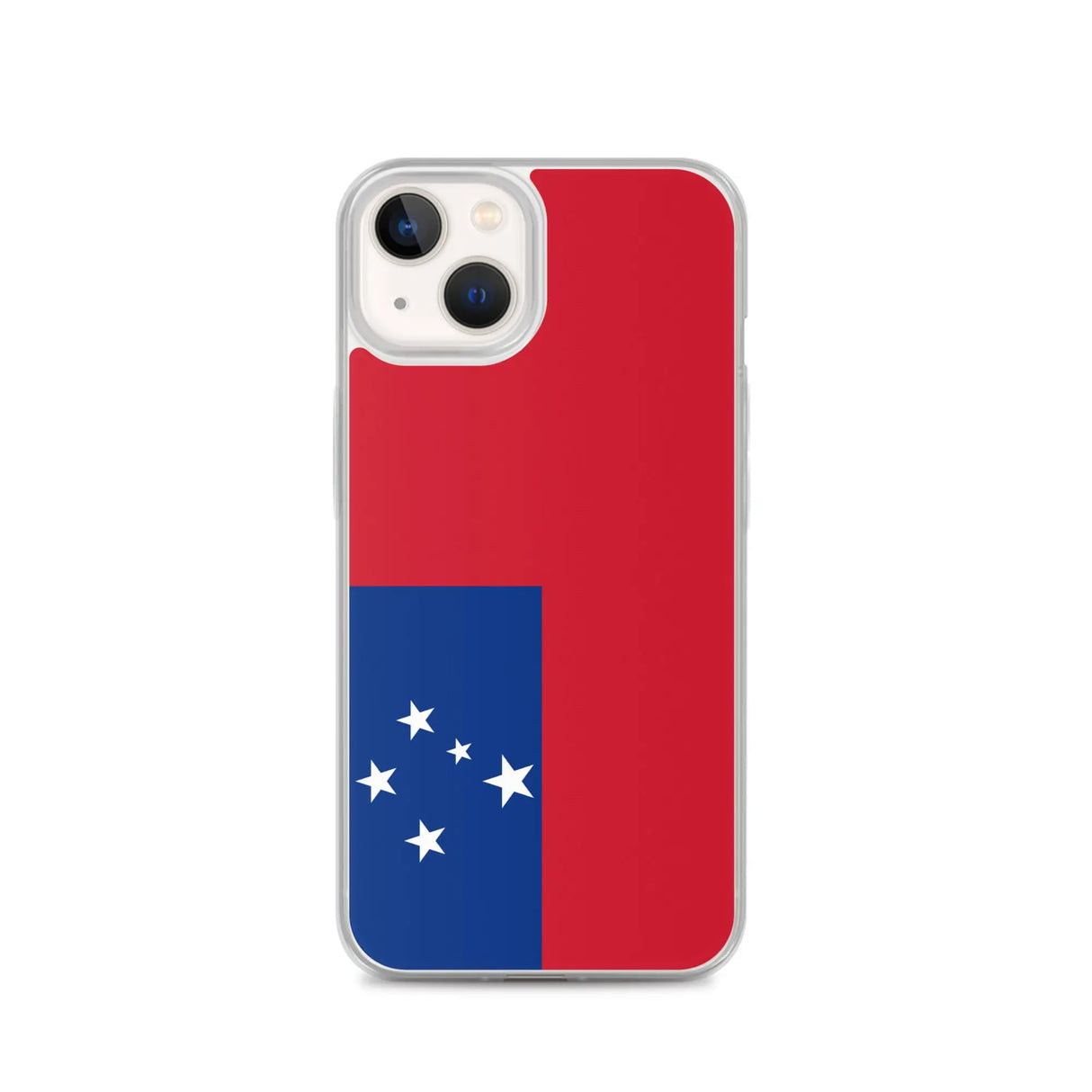 Coque iphone drapeau samoa souple antichoc transparente
