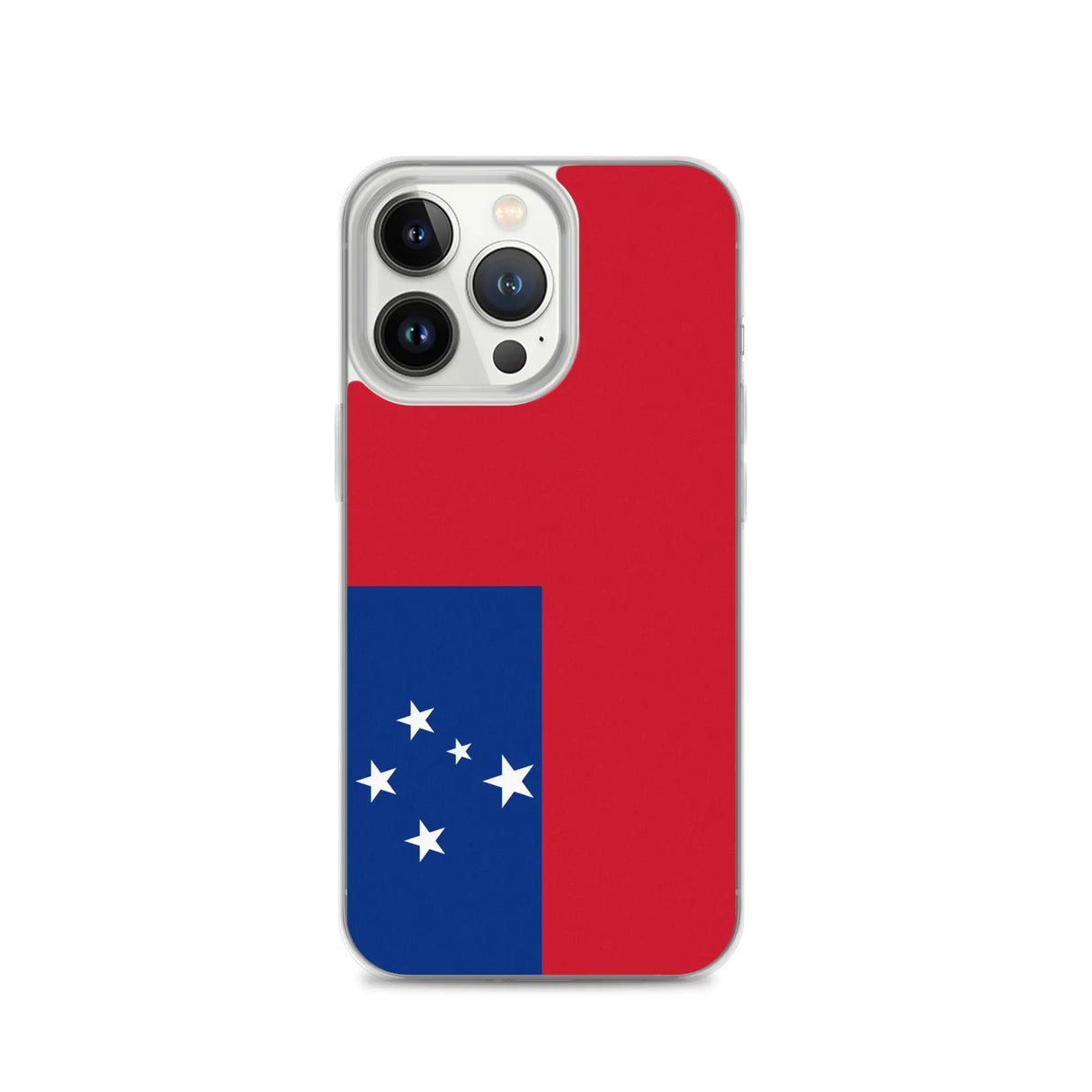 Coque iphone drapeau samoa souple antichoc transparente