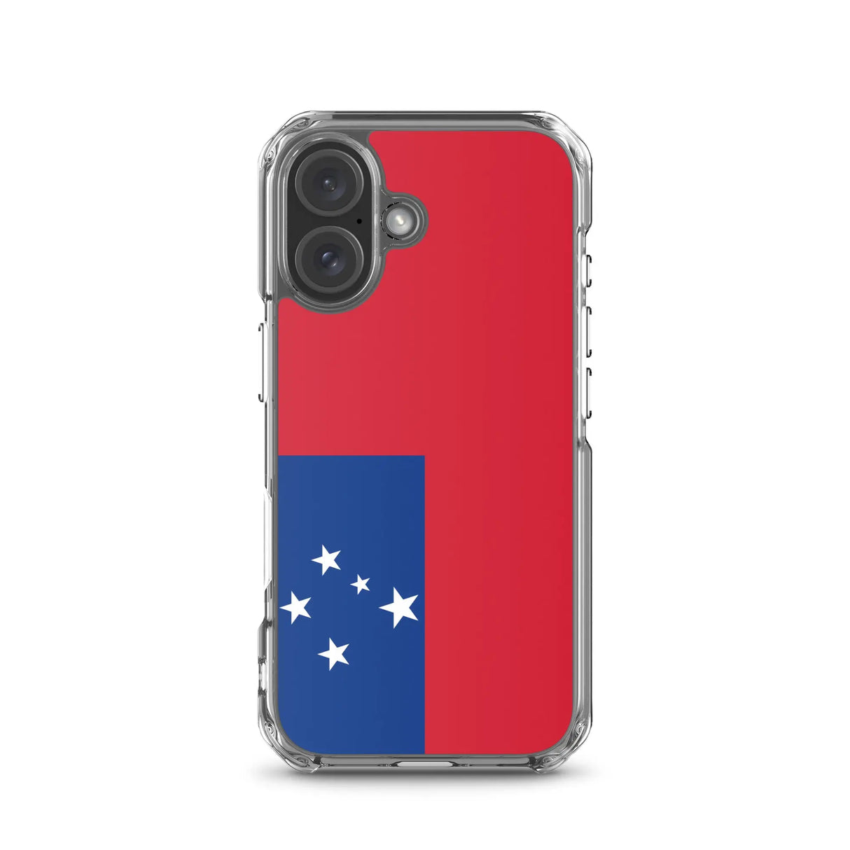 Coque iphone drapeau samoa souple antichoc transparente