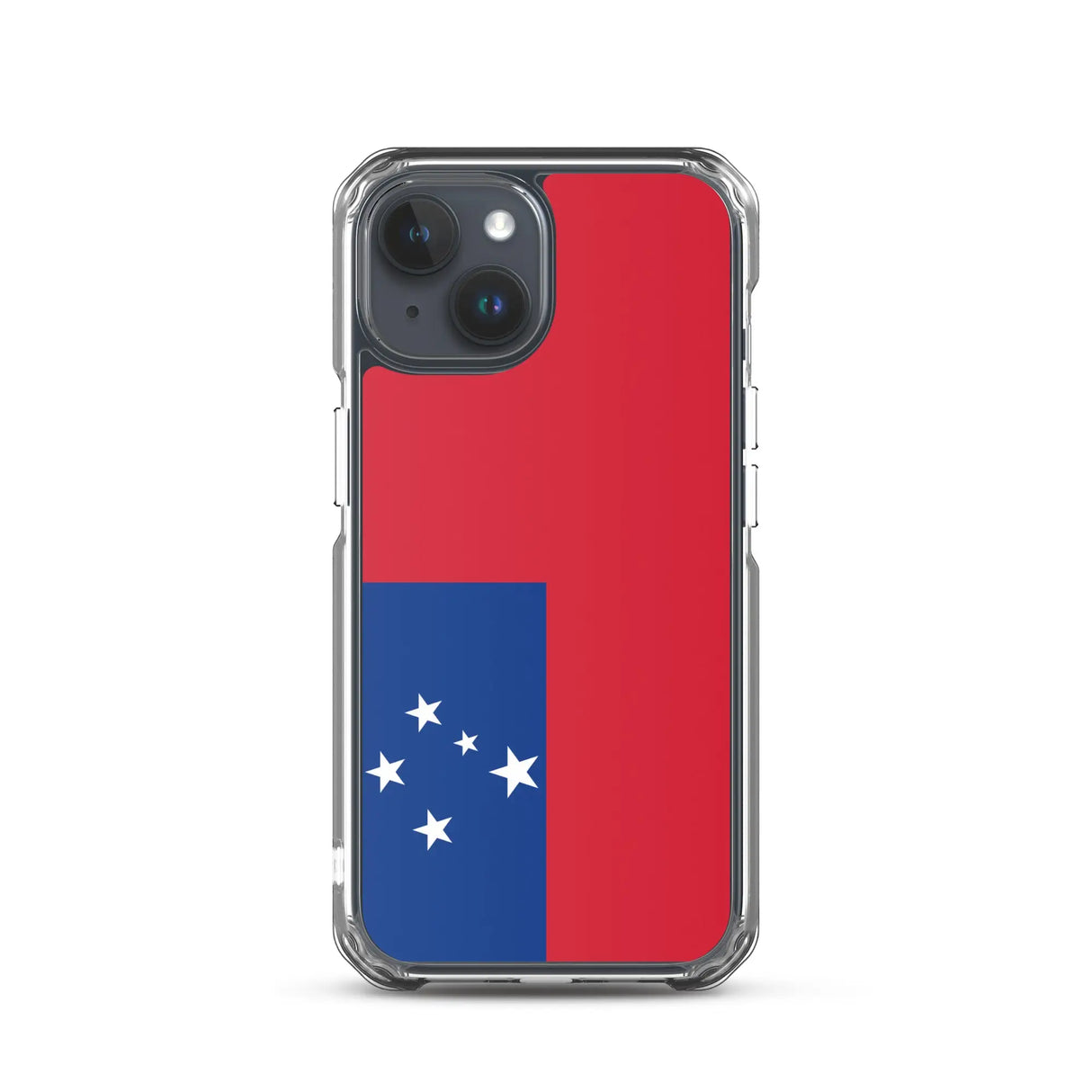 Coque iphone drapeau samoa souple antichoc transparente